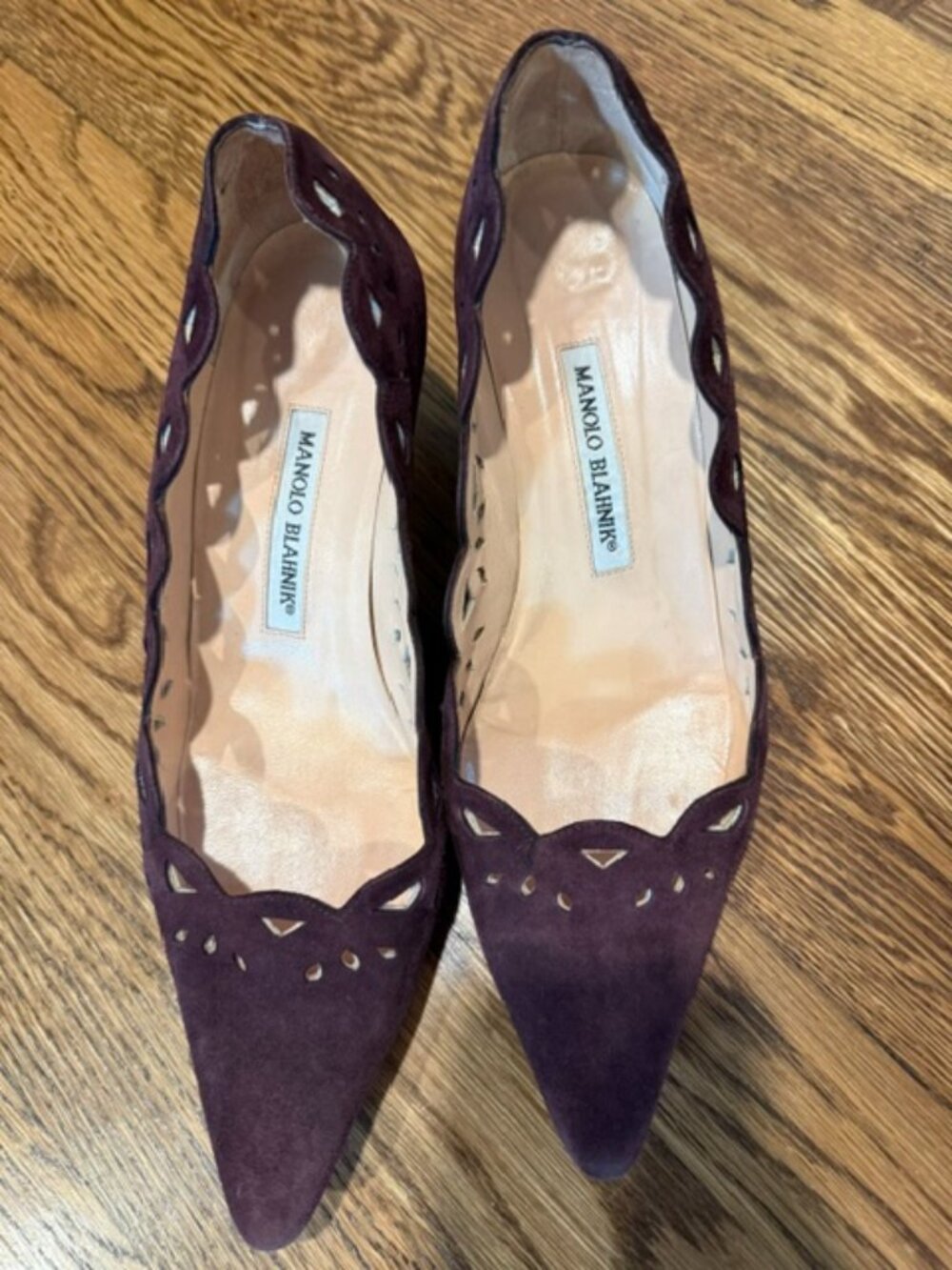 Suede Kitten Heel Pumps